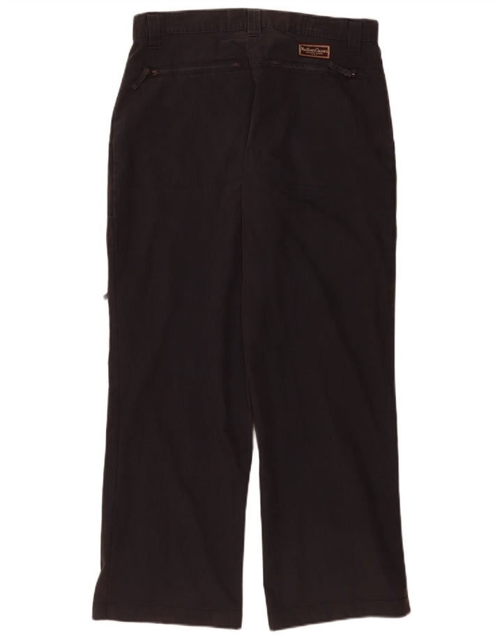 Calça cargo reta masculina Marlboro Classics W32 L28 algodão preto