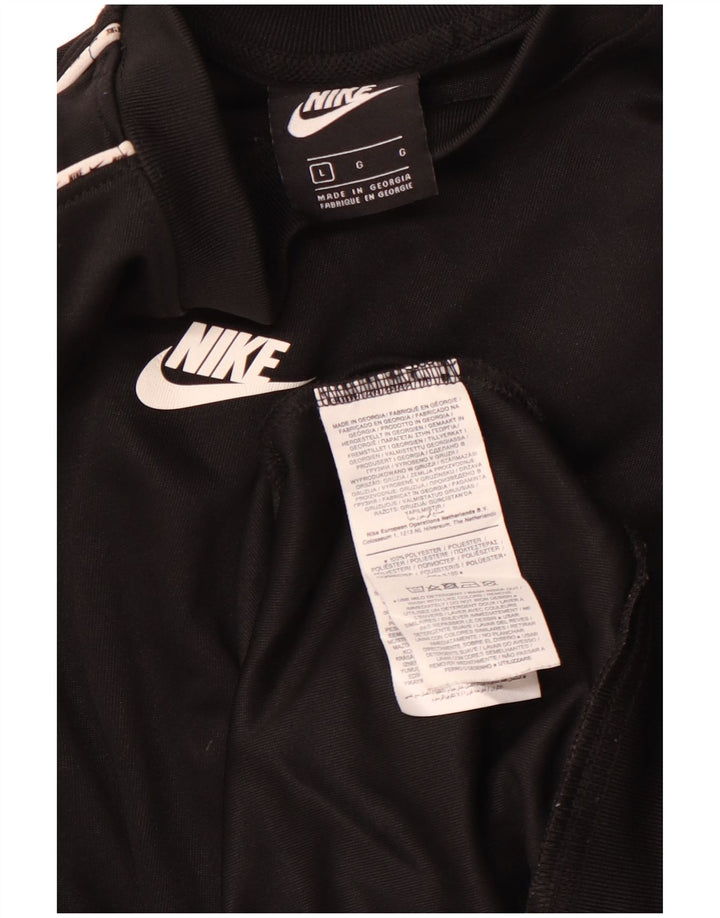 Moletom masculino NIKE Jumper grande preto poliéster esportivo
