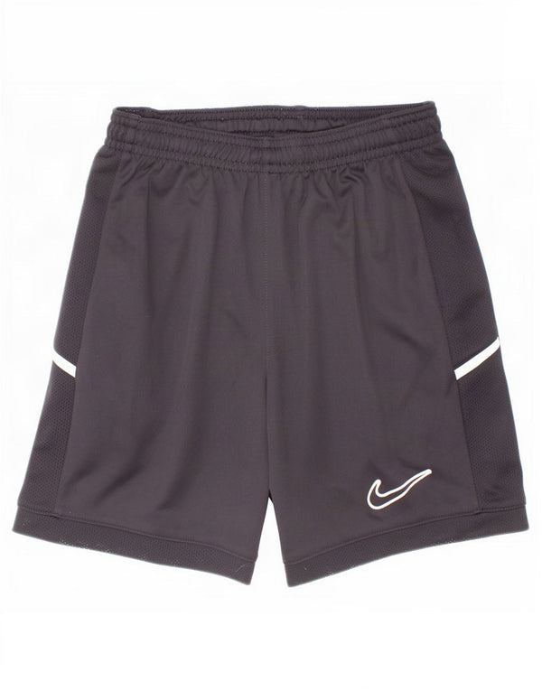 Shorts esportivos Nike Boys Dri Fit 8-9 anos pequenos pretos poliéster
