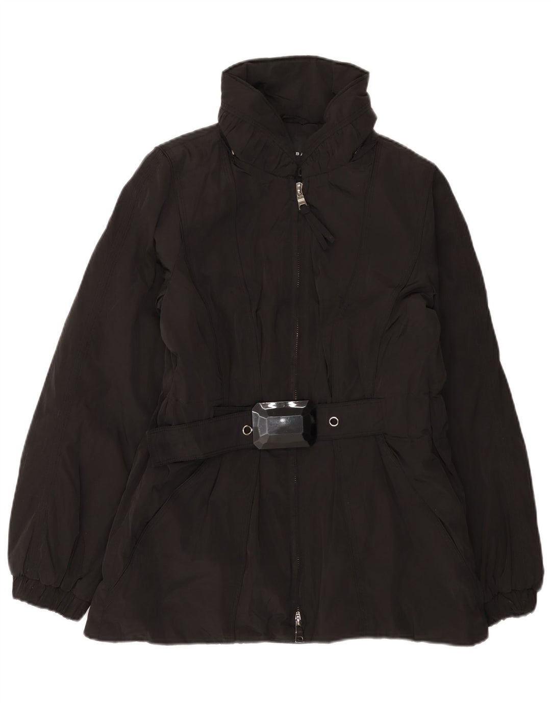 Jaqueta acolchoada feminina Zara UK 14 grande preta