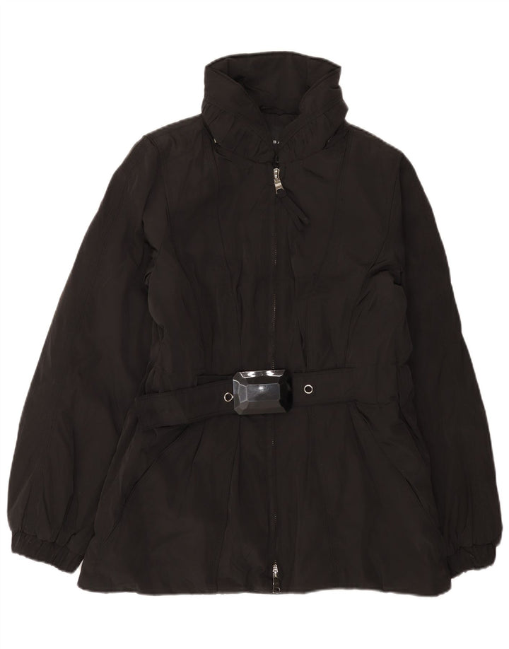 Jaqueta acolchoada feminina Zara UK 14 grande preta