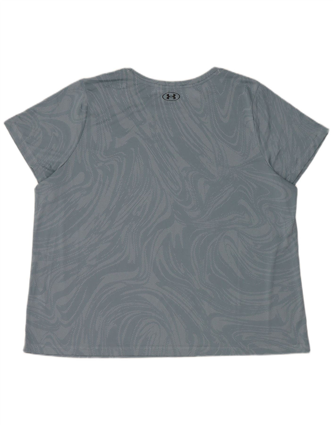 Camiseta feminina Under Armour Top 2XL poliéster geométrico azul