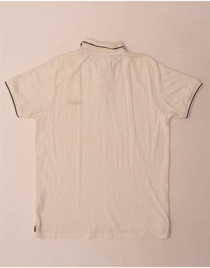 Camisa polo masculina Woolrich XL algodão branco