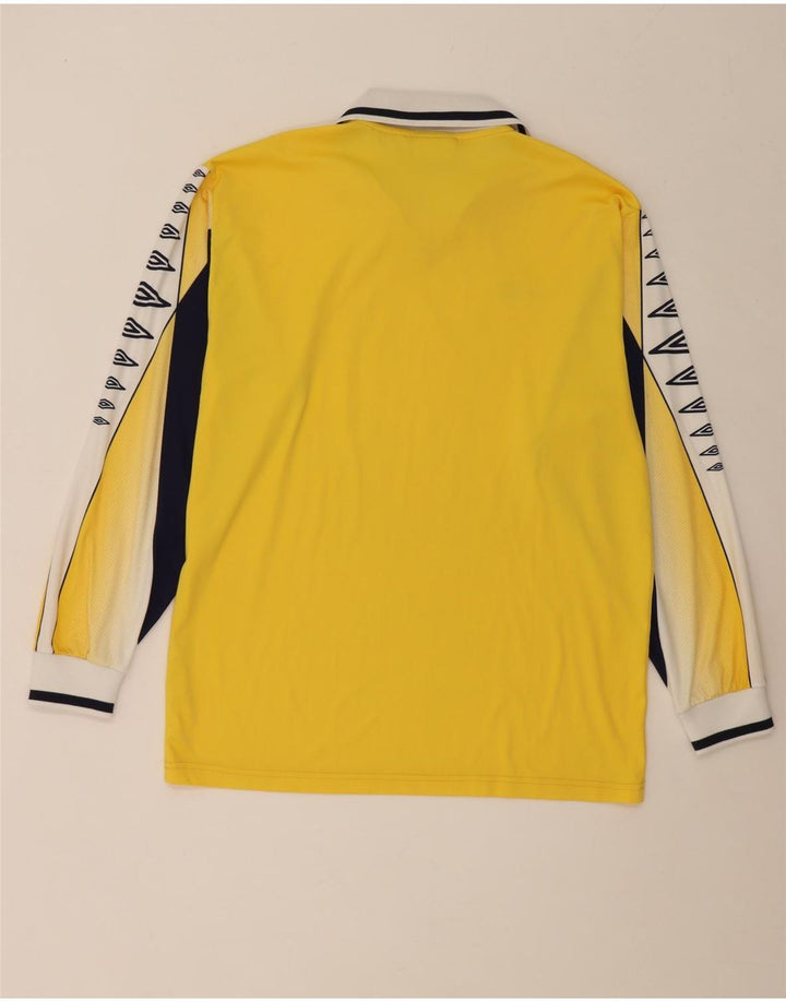 Umbro Mens Graphic 2 peças conjunto XL amarelo colorblock poliéster