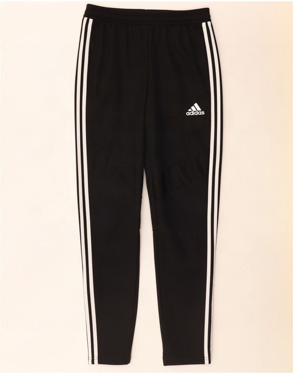 Calças de treino masculinas Adidas Aeroready poliéster preto médio