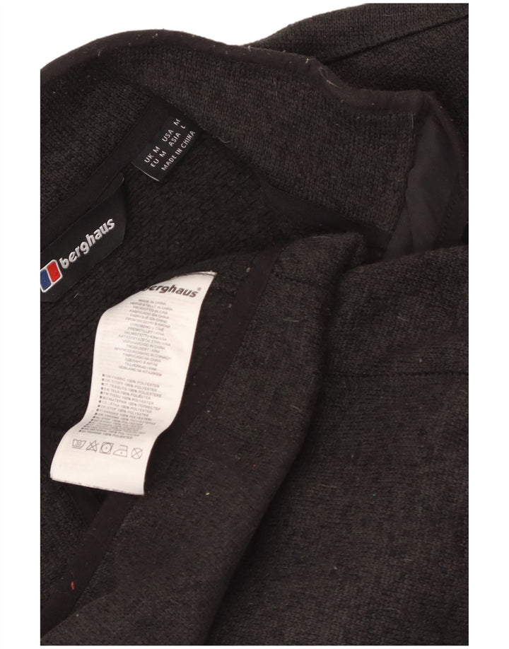 Jaqueta masculina de agasalho Berghaus poliéster cinza médio