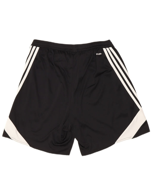 Adidas Mens Sport Shorts Grande Preto Colorblock Poliéster Esportes