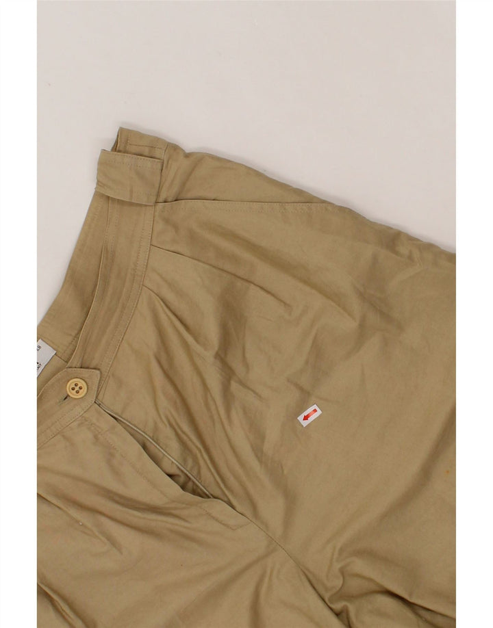 MARLY'S 1981 Womens Pegged Chino Shorts IT 48 XL W36  Beige Cotton Vintage Marly's 1981 and Second-Hand Marly's 1981 from Messina Hembry 