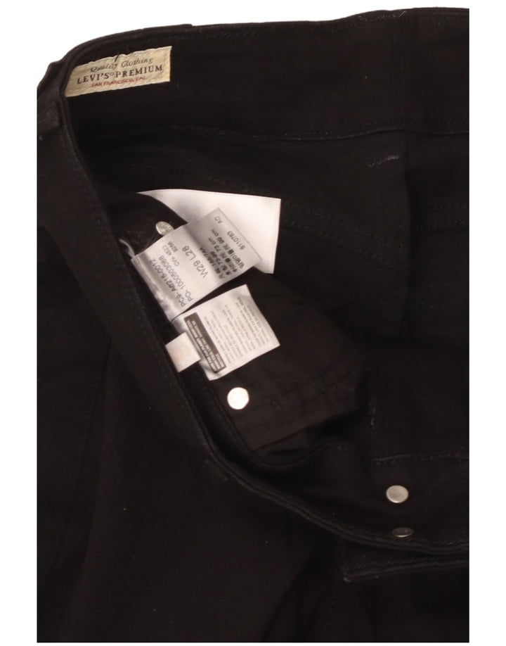 Jeans Slim Feminino Levi's W29 L28 Preto