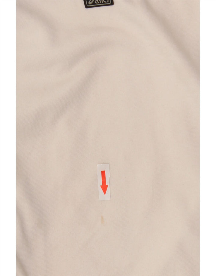 Asics Mens Tracksuit Top Jaqueta Grande Bloco de cores branco