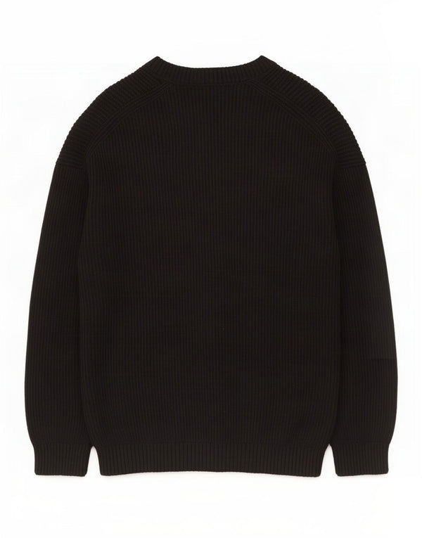 Calvin Klein Jeans Masculino Cardigan Suéter XL Algodão Preto