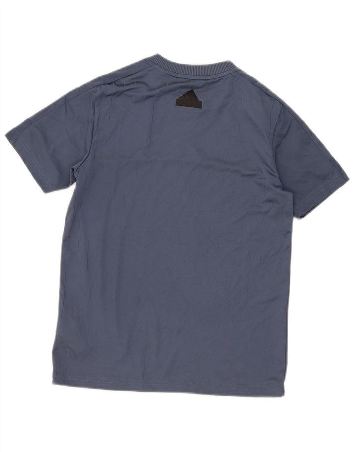 Camiseta Adidas Menino Graphic Top 11-12 Anos Azul Marinho Poliéster