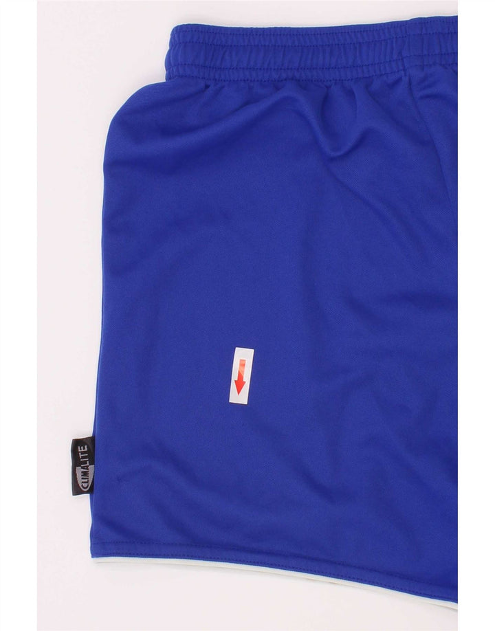 Shorts esportivos Adidas Boys Climalite 9-10 anos azul poliéster