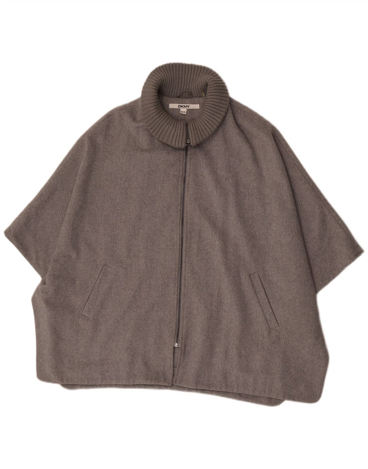 Casaco feminino Dkny UK 6 XS lã cinza