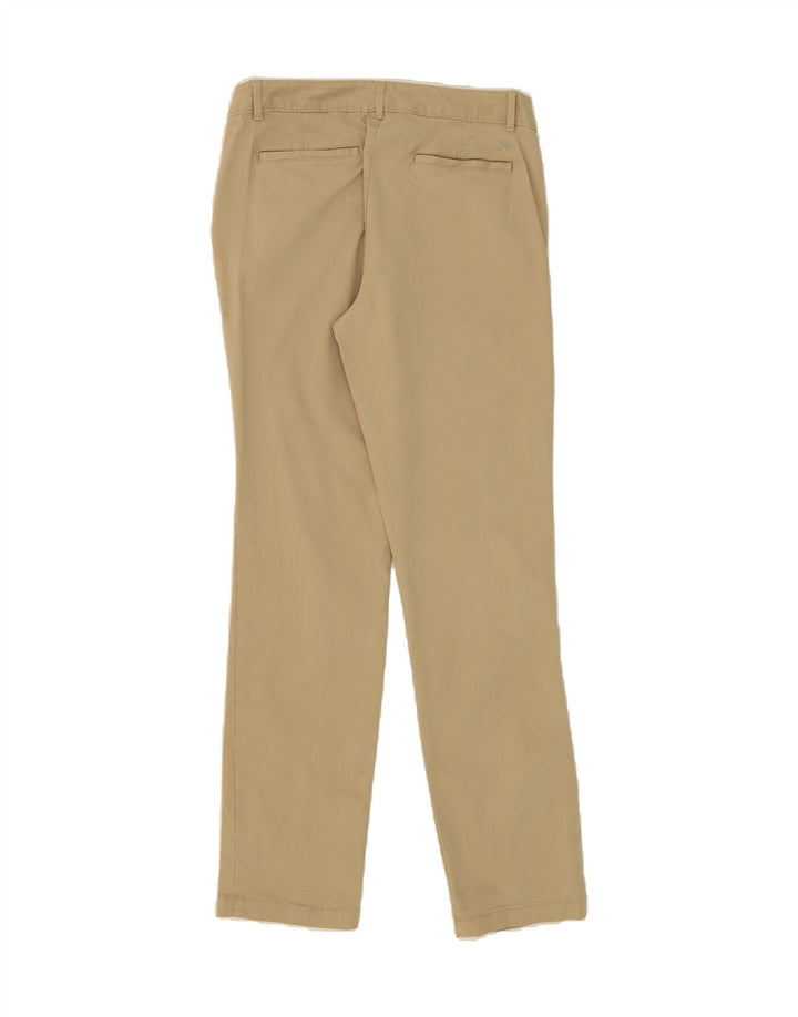 EDDIE BAUER Womens Slim Chino Trousers US 6 Medium W28 L32 Beige Cotton Vintage Eddie Bauer and Second-Hand Eddie Bauer from Messina Hembry 