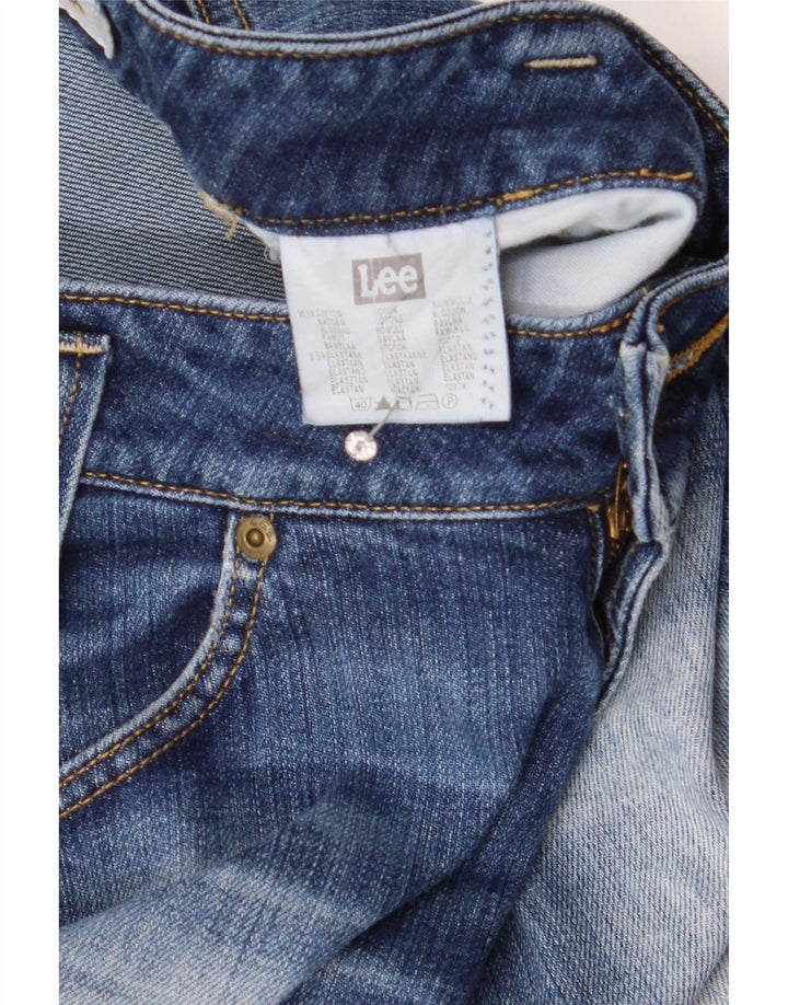 Lee Womens Leola Bootcut Jeans W30 L35 Azul Algodão