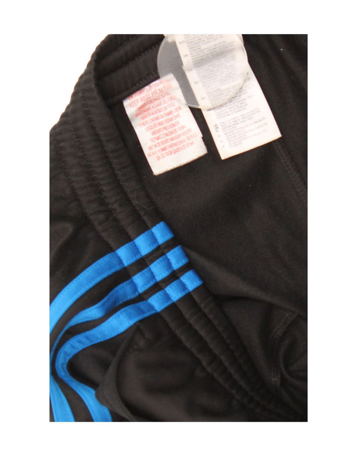 Adidas meninos calças de treino joggers 13-14 anos preto poliéster