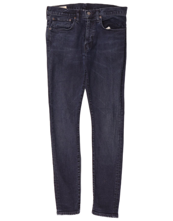 Jeans Levi's Skinny Tapered Masculino W34 L32 Azul Marinho Algodão