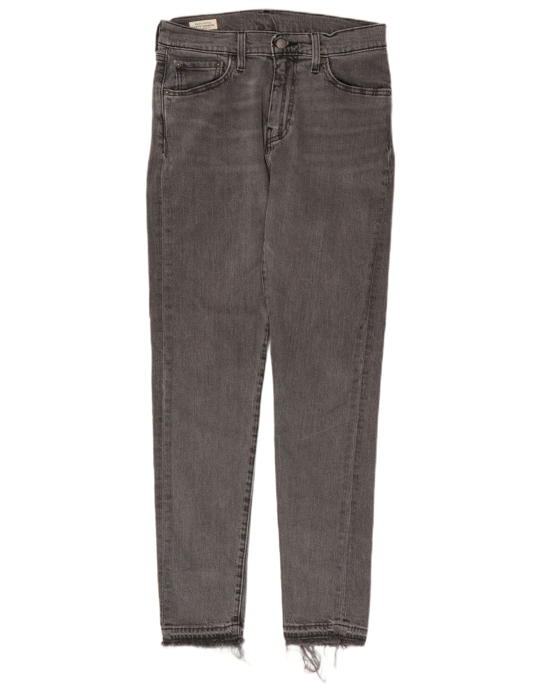 Jeans feminino Levi's 512 Slim Tapered W30 L32 algodão cinza