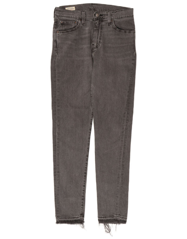 Jeans feminino Levi's 512 Slim Tapered W30 L32 algodão cinza