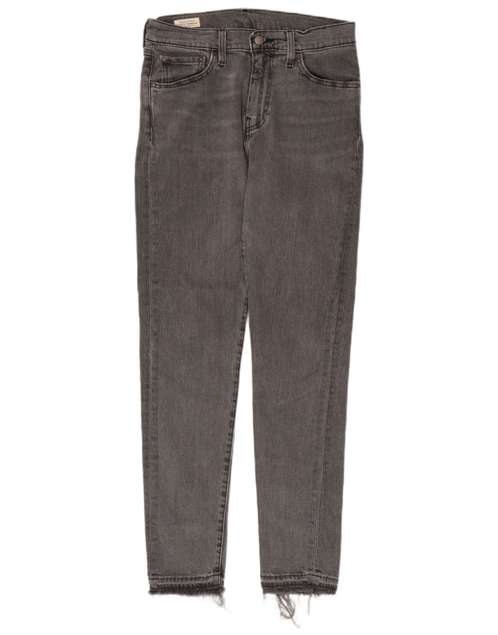 Jeans feminino Levi's 512 Slim Tapered W30 L32 algodão cinza