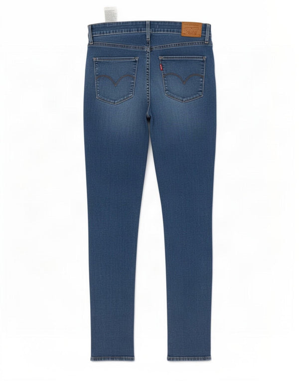 Calça jeans feminina Levi's 721 High Rise Skinny W29 L30 azul algodão