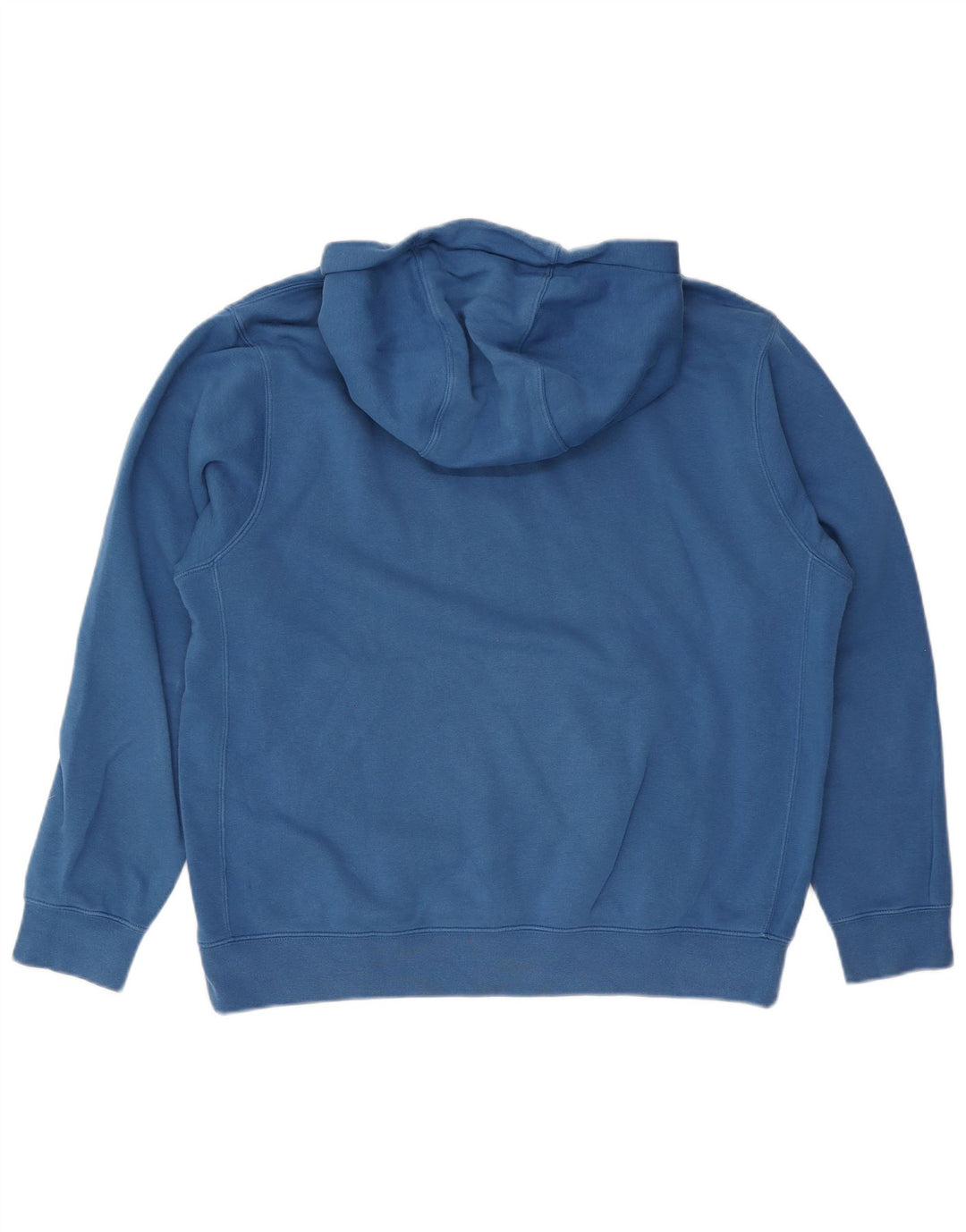 Nike Mens Hoodie Jumper Grande Algodão Azul