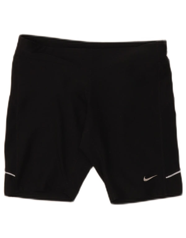 Nike Womens Dri Fit Sport Shorts UK 10 Pequeno Poliéster Preto