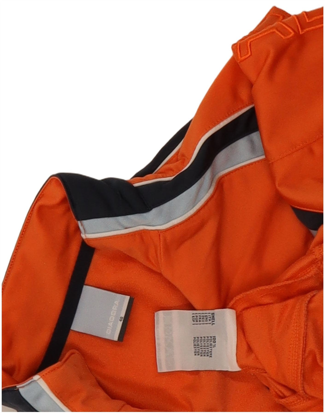 Jaqueta Diadora Meninos Treino Top 12-13 Anos Laranja Colourblock Poliéster