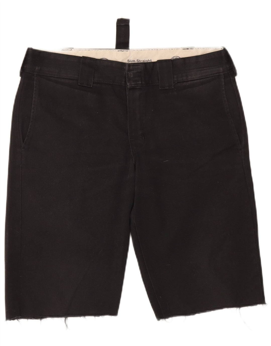 Shorts Chino Masculino Slim Dickies W32 Poliéster Preto Médio