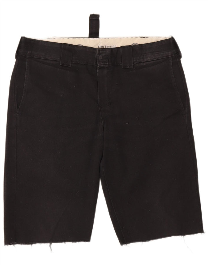 Shorts Chino Masculino Slim Dickies W32 Poliéster Preto Médio