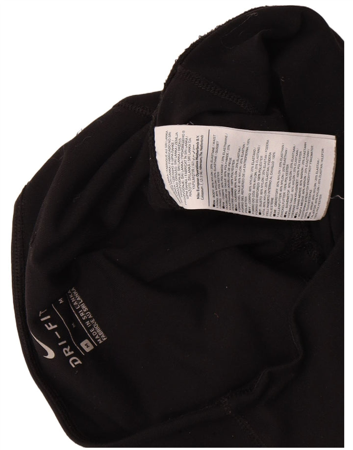 Leggings Nike Dri Fit UK 12 Médio Preto Nylon