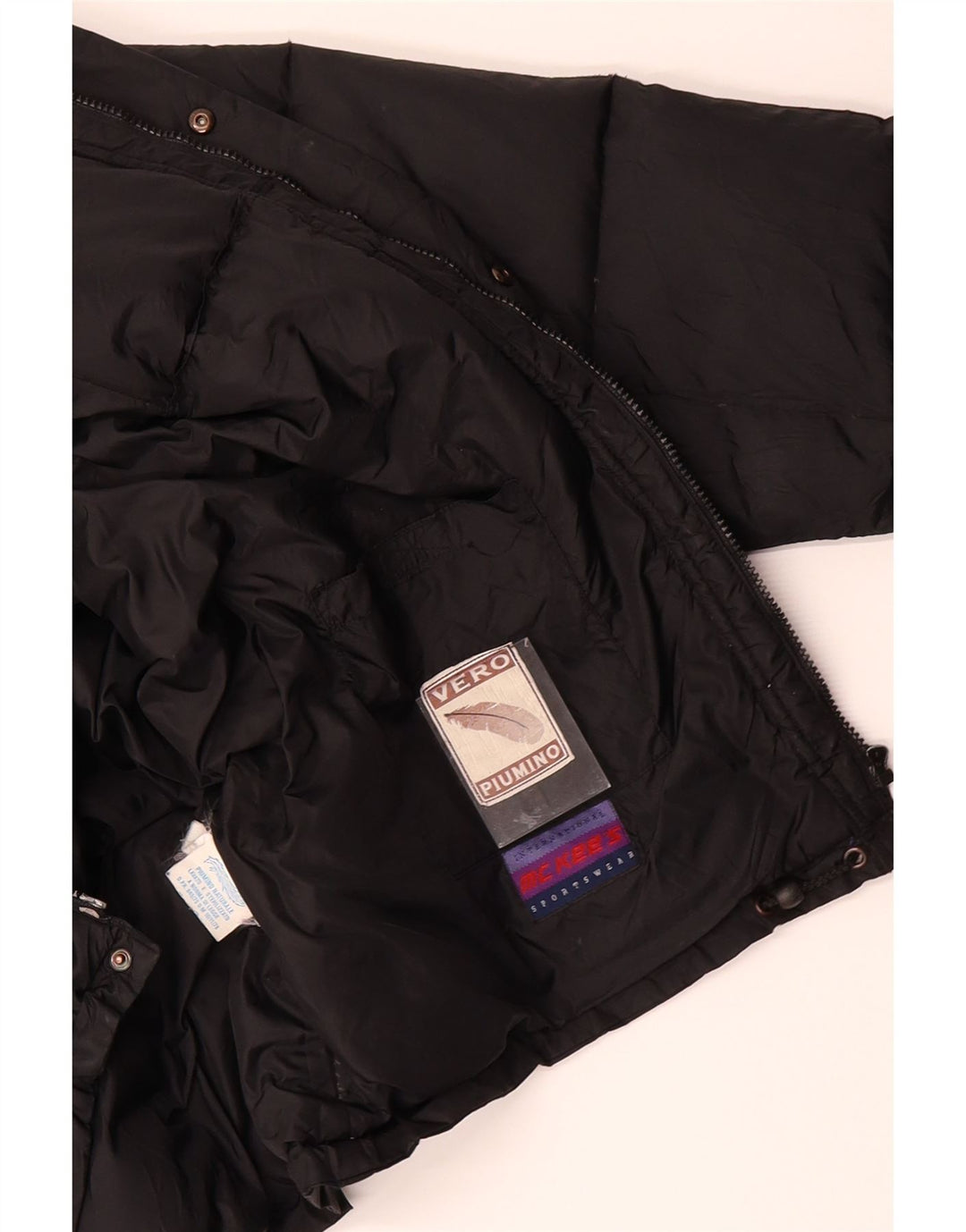 Jaqueta acolchoada masculina MC KEE'S UK 42 XL poliamida preta