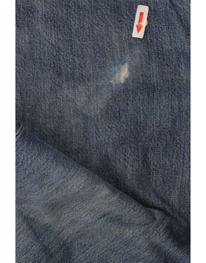 Levi's Masculino 501 Straight Jeans W33 L36 Azul Algodão