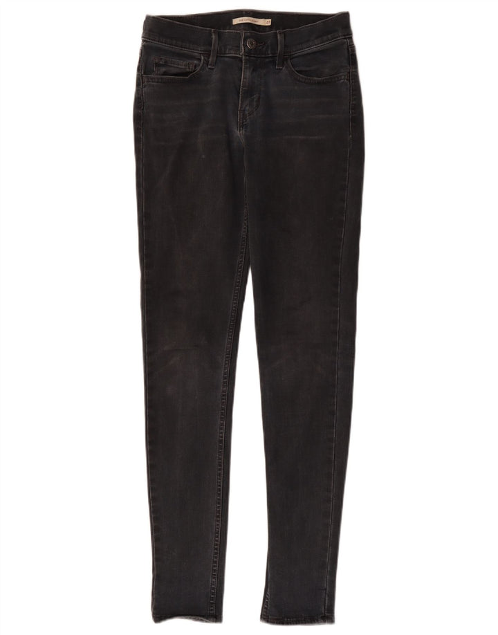 Calça jeans feminina Levi's 710 Super Skinny W27 L30 cinza