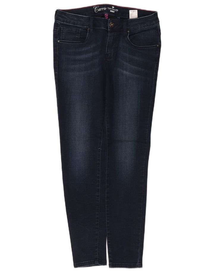 Jeans skinny feminino Tom Tailor W30 L30 azul marinho Lyocell
