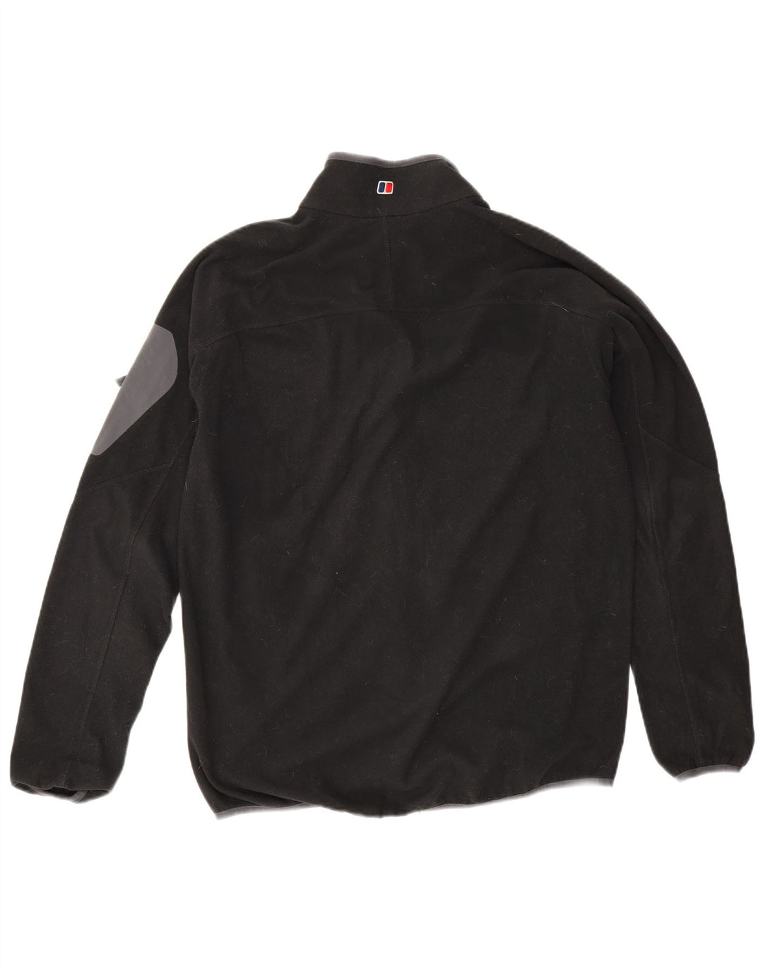 Jaqueta de lã masculina Berghaus UK 38 poliéster preto médio
