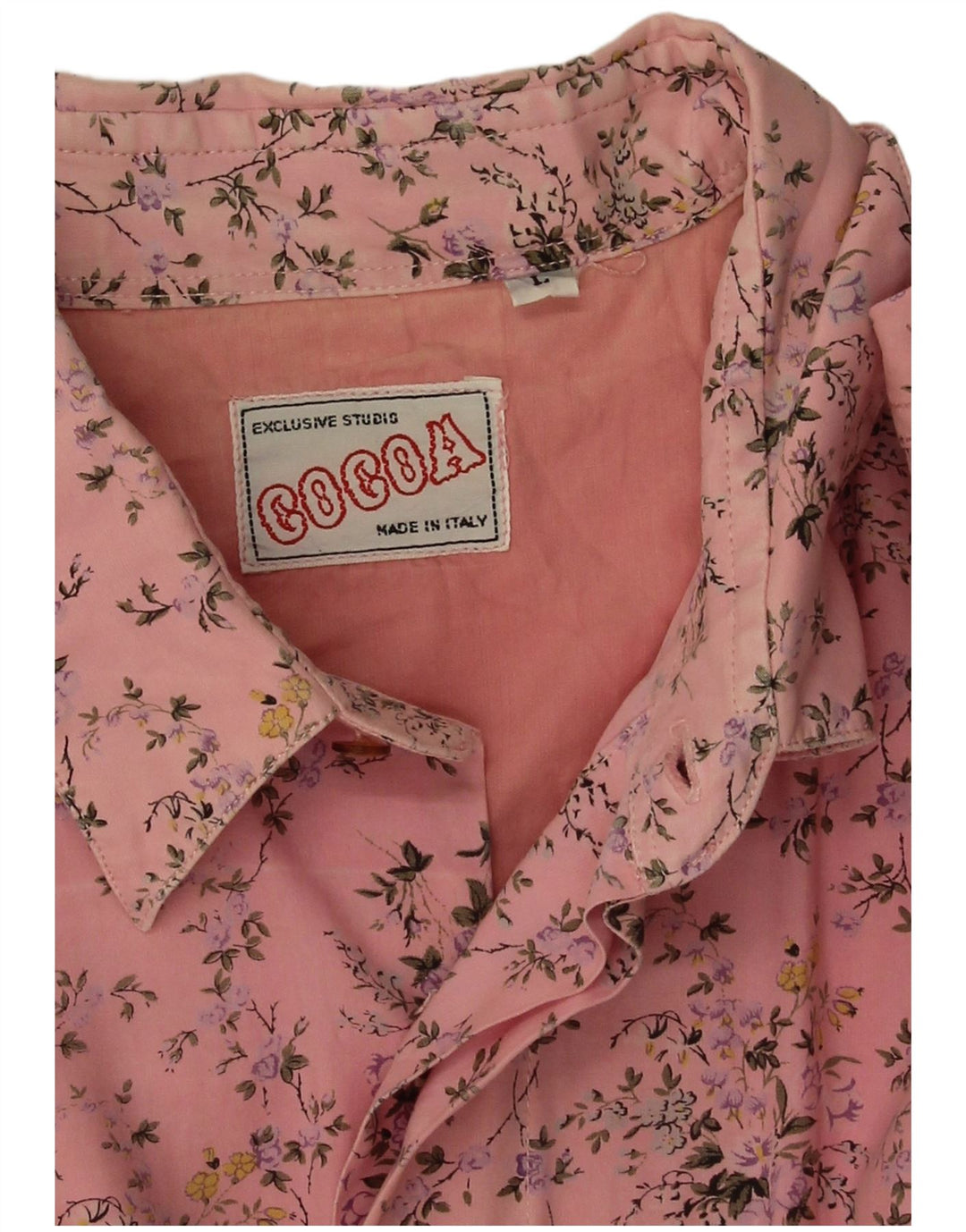 Camisa Feminina Cocoa Grande Rosa Floral