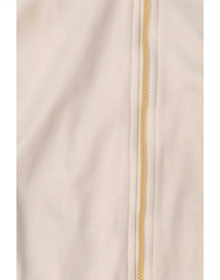 Adidas Mens Tracksuit Top Jacket Small White Colourblock Poliéster