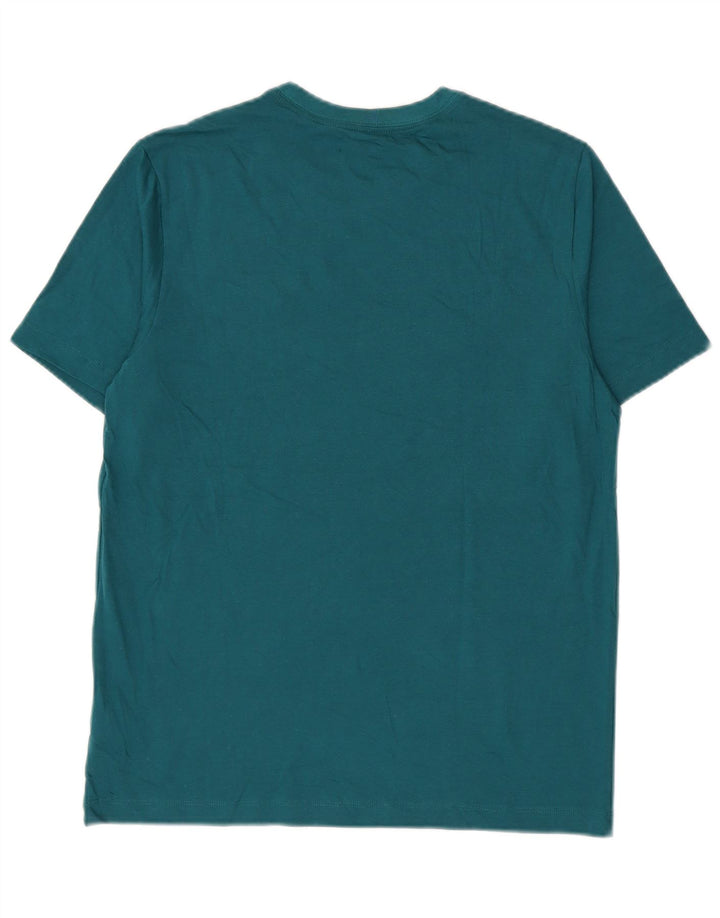 Nike Mens Camiseta Top Médio Algodão Verde