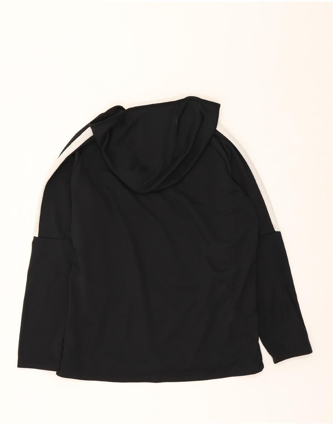 NIKE Masculino Dri Fit Hoodie Jumper Grande Preto Colourblock Poliéster