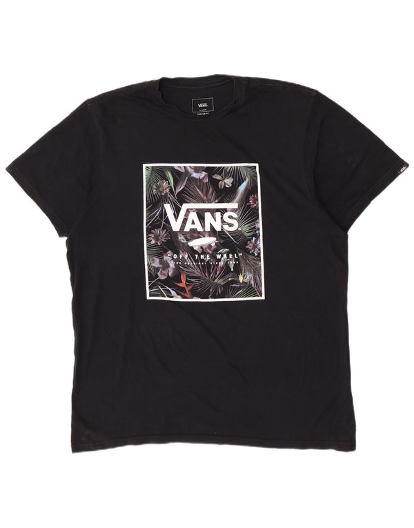 Camiseta Vans Masculina Custom Fit Graphic Top XL Algodão Preto