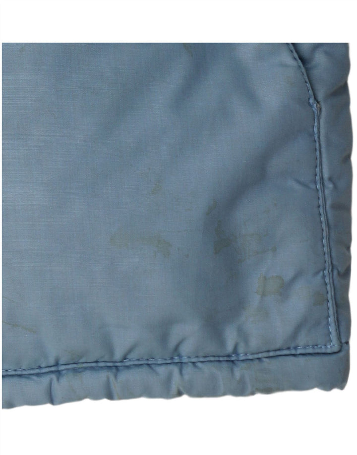 Jaqueta acolchoada masculina MC Ross UK 38 azul médio Colourblock clássico