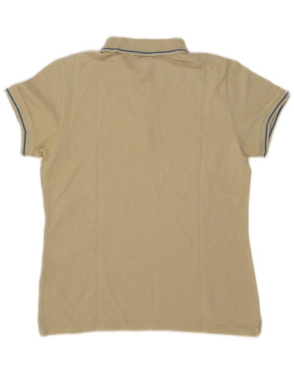 Camisa polo masculina Carhartt de algodão amarelo médio