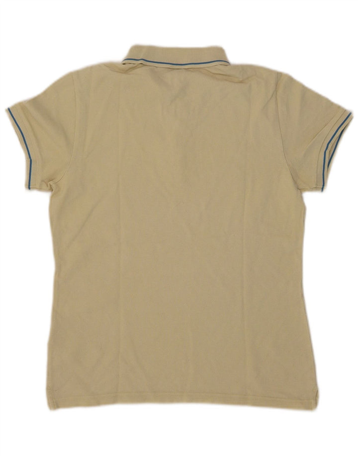 Camisa polo masculina Carhartt de algodão amarelo médio
