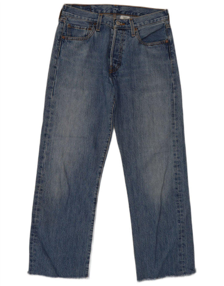 Calça jeans masculina Levi's 501 Straight W29 L28 azul algodão