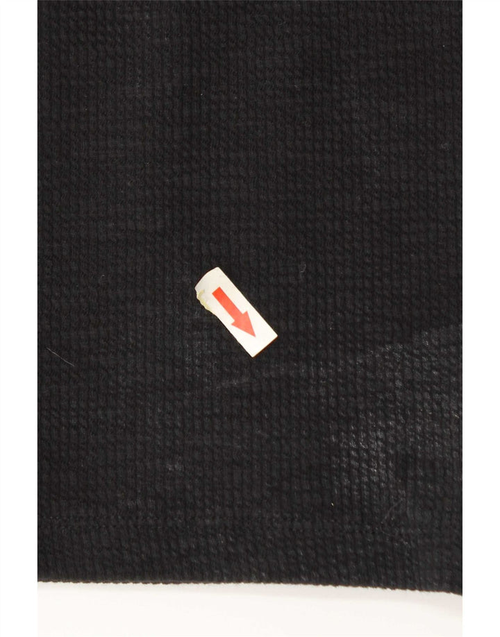 Vestido feminino Zara com bainha sem mangas UK 10 pequeno preto
