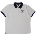 Camisa polo masculina de rugby North Sails XL algodão branco