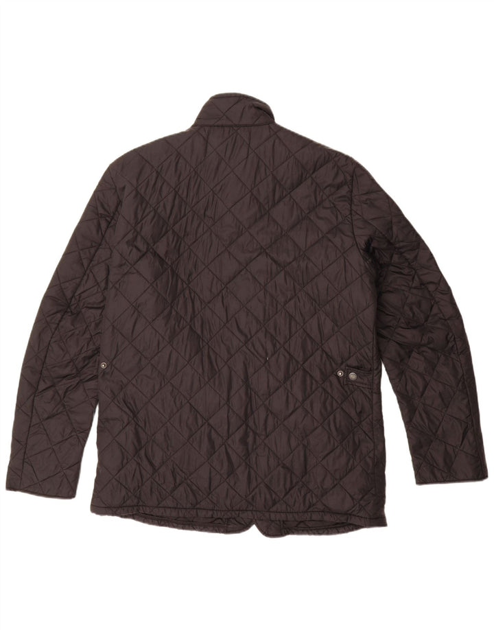Jaqueta acolchoada masculina FRENCH CONNECTION UK 38 poliamida preta média