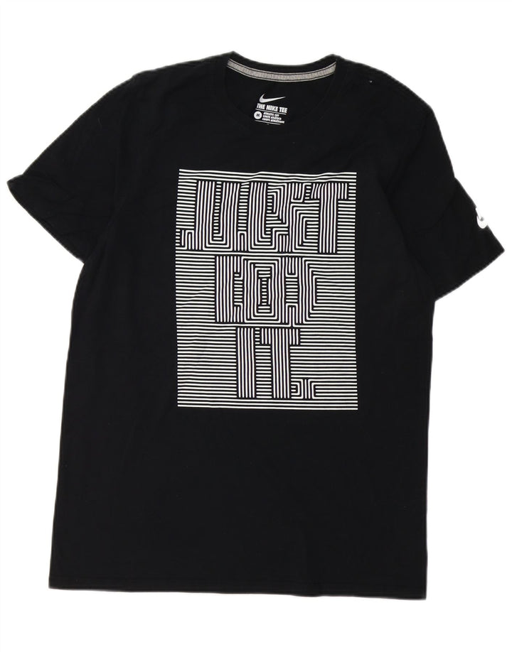 Camiseta Nike Masculina Athletic Cut Graphic Top Médio Preto